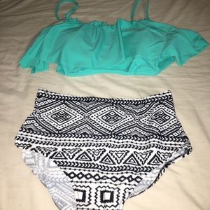 Two Piece High Waisted Bikini